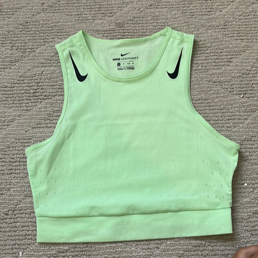 Lime green Nike Aerosmith shirt